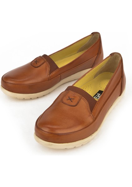Ziya, Kadın Hakiki Deri Günlük Ayakkabı 1411022Z7341 Taba indirimleri