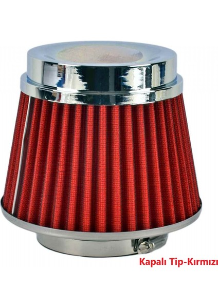 Carub Performans ve Ses Arttırıcı Açık Hava Filtresi +6 Hp Kapalı Tip Kırmızı Aparatlı Üniversal fiyatları