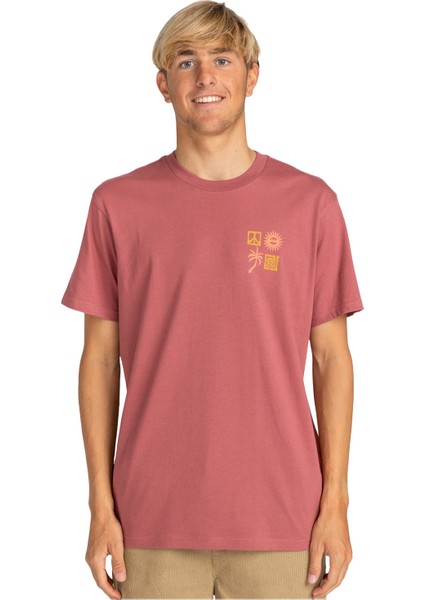 Side Shot Tees Erkek Kırmızı Tişört