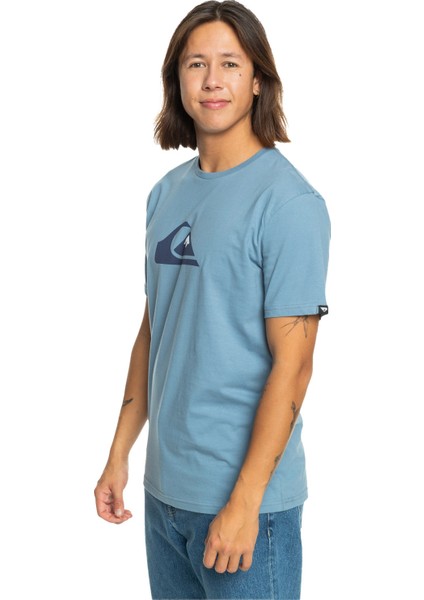 Comp Logo SS EQYZT07658-18406 ERKEK Mavi Tişört