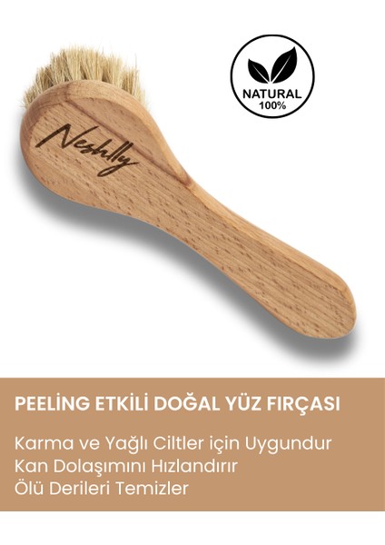 Doğal Yüz Fırçası (Karma ve Yağlı Ciltlere Özel)