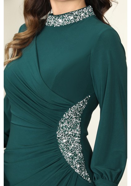 Lavin Taş Detaylı Abiye Elbise modelleri