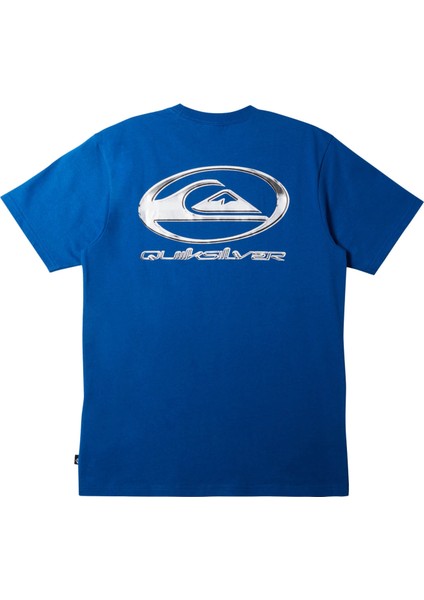 Chrome Logo SS STN AQYZT09545-12227 ERKEK Mavi Tişört