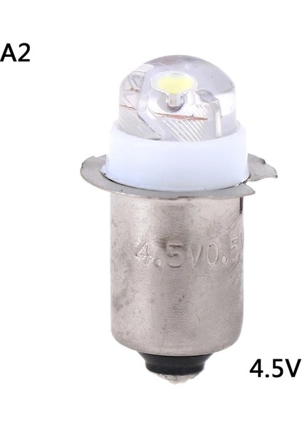 A2 LED Ampul P13.5S 0.5W Çalışma Işığı El Feneri Torch Işık Yedek LED Ampul Çalışma Işığı Lambası 3V 4.5V 6V (Yurt Dışından)