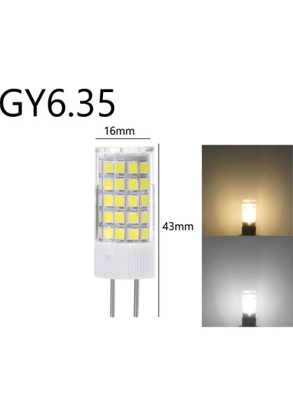 G4 Tarzı Gy6.35 Kısılabilir G4 G8 Gy6.35 G9 E14 E17 E11 E12 BA15D LED Mısır Işık Md 64LED 7W Ampul LED Lamba 60W Halojen Işıkları Değiştirin (Yurt Dışından)