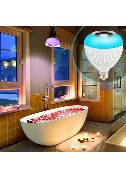 15W Tarzı Rgb LED Bluetooth Lamba Akıllı Ampul E27 12W Bluetooth Hoparlör Müzik Ampul Akıllı Lamba App Kontrolü Kısılabilir Ampul Rgb Dekor Işık (Yurt Dışından) fırsatları
