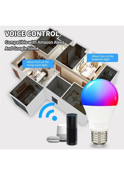 15W Tarzı B22 Tuya Wifi E27 B22 Akıllı Kısılabilir Ampul Rgbcw 15W LED Işık Akıllı Yaşam Uygulama Kontrolü Desteği Alexa Google Ev Alice (Yurt Dışından) indirimleri