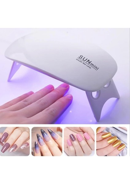 Pembe C5 Masa Kurutma Tırnak Aracı Tırnak Kurutma Lambası Makinesi Taşınabilir Mini USB 6 W 3 LED Uv Manikür Lambası Tırnak USB Ev Kullanımı Tırnak Lambası Küçük (Yurt Dışından) fiyatları