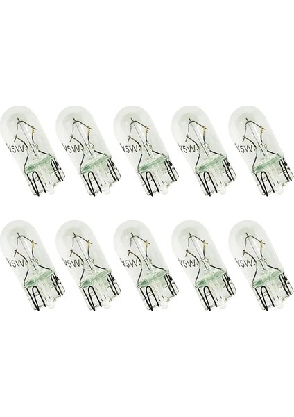 Ar T10 Halojen W5W Takozlar Ampuller 12 V 5 W Otomatik Plaka Lambası Gösterge Işığı Okuma Işıkları Park Lambası (Yurt Dışından) fiyatları