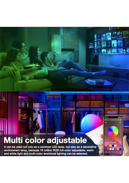 9W Tarzı E27 Tuya Wifi Akıllı Ampul Uyumlu B22 E27 LED Rgbcw Akıllı Ampul Google Home Yandex Alice Üzerinden Ses Kontrolü (Yurt Dışından) fiyatları