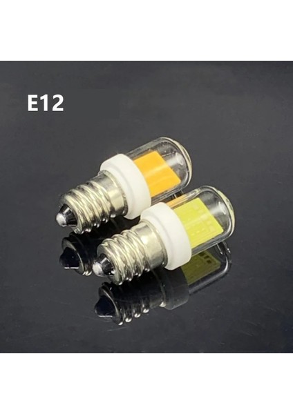 E14 Stili E12 Mini LED Ampul Cob 5 W BA15D BA15S E11 E12 E14 G4 G8 G9 45 W Halojen Lambalar Avize Işıkları Cam Kapak + Seramik Değiştirin (Yurt Dışından)