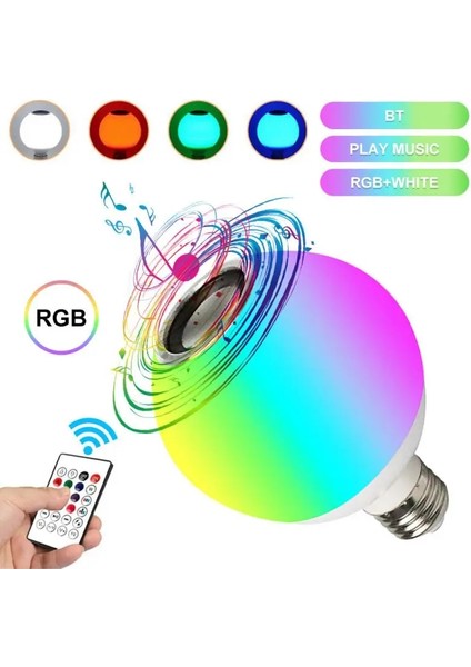 No.1 Boyutu Coruı Bluetooth Dragon Ball Müzik Lambası E27 Rgb + Beyaz Ampul Desteği Uygulama Uzaktan Kumanda LED Bluetooth Ses Ampul Işık (Yurt Dışından) fırsatları