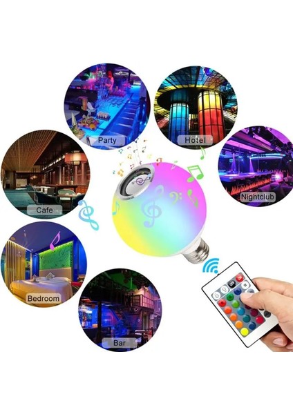 No.1 Boyutu Coruı Bluetooth Dragon Ball Müzik Lambası E27 Rgb + Beyaz Ampul Desteği Uygulama Uzaktan Kumanda LED Bluetooth Ses Ampul Işık (Yurt Dışından) indirimleri