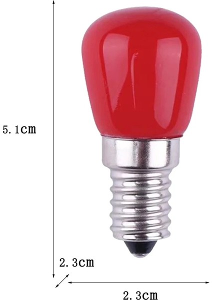 Kırmızı 3W E14 LED Buzdolabı Ampul Buzdolabı Mısır Ampulü Ac 220V LED Lamba Whitewarm Beyaz SMD2835 Halojen Işık Değiştirin (Yurt Dışından)