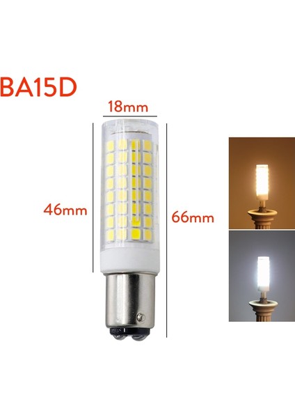 E17 Tarzı BA15D Kısılabilir LED Işıklar M Led'ler Mısır Ampuller G4 G9 BA15D E11 E12 E14 E17 9W Ev Ev Için 80W Halojen Lamv 110V Değiştirin (Yurt Dışından)