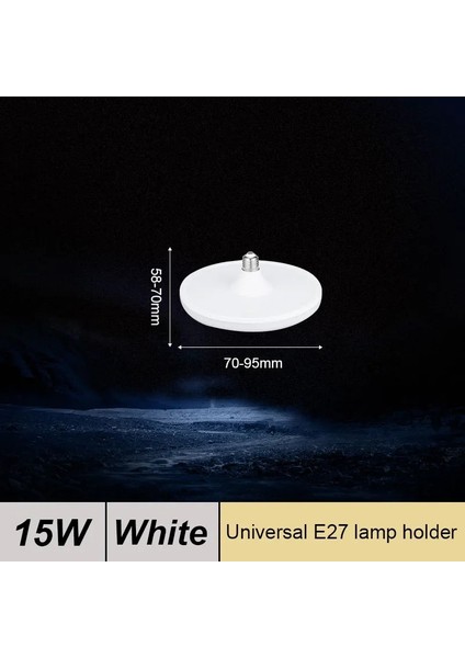 60W Tarzı 15W E27 LED Ampul 220V Ufo Lambası E27 LED Lambalar Soğuk Beyaz 15W 20W 40W 50W 60W 70W Bombillas Ampul LED Ampul Işıkları Ev Aydınlatma Için (Yurt Dışından)