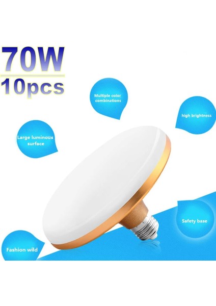220V Tarzı 15W E27 LED Ufo Ampul Işık 15W 20W 30W 40W 50W 60W 70W Lampada Ampul Bombilla Şemsiye Ampul Ufo Masa Lambası Spot Işık Ev Işık (Yurt Dışından) indirimleri