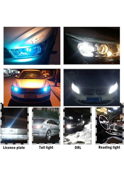 Kırmızı Yeni W5W LED T10 Araba Işık Cob Glak Beyaz Oto Otomobil Plaka Lambası Kubbe Okuma Drl Ampul Tarzı 12 V (Yurt Dışından) modelleri
