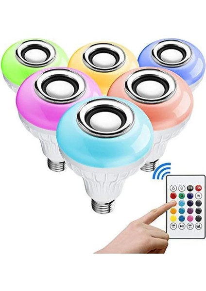 Rgb Bluetooth Müzik Uzaktan Kumanda Ampulü Hoparlör ile Rgb Renk Değiştiren Ampul Lamba Yatak Odası Partisi Için Noel Cadılar Bayramı Dekor (Yurt Dışından) fırsatları