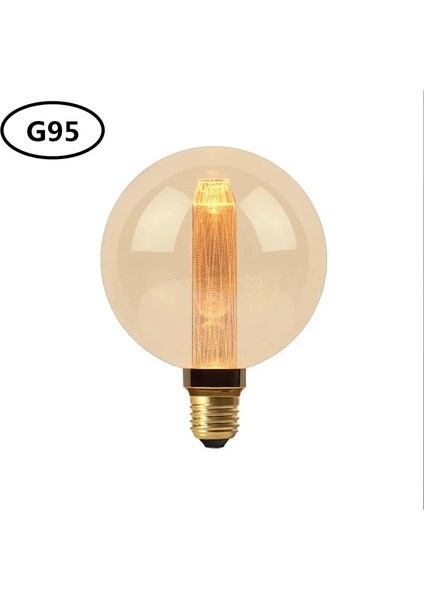 85-265V Tarzı G95 Edison LED Işık Kılavuz Ampul Ev 110 V ST64 G95 G125 Aşk 2000 K Lamba Eski Akkor Dekorasyon Tatil Düğün Parti (Yurt Dışından)