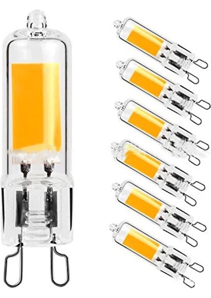 1 Adet Tarzı Beyaz Süper Parlak G9 LED Ampul 6W 9W 220V Cam Lamba Sabit Güç Işığı LED Aydınlatma G9 Cob Ampuller (Yurt Dışından) fiyatları
