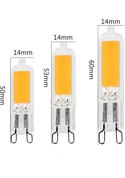 1 Adet Tarzı Beyaz Süper Parlak G9 LED Ampul 6W 9W 220V Cam Lamba Sabit Güç Işığı LED Aydınlatma G9 Cob Ampuller (Yurt Dışından) modelleri