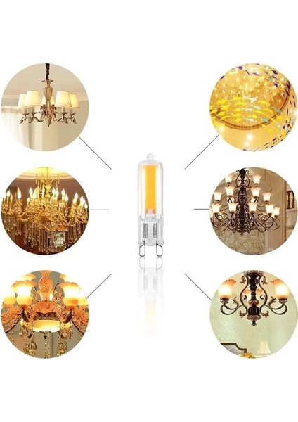 1 Adet Tarzı Beyaz Süper Parlak G9 LED Ampul 6W 9W 220V Cam Lamba Sabit Güç Işığı LED Aydınlatma G9 Cob Ampuller (Yurt Dışından) fırsatları