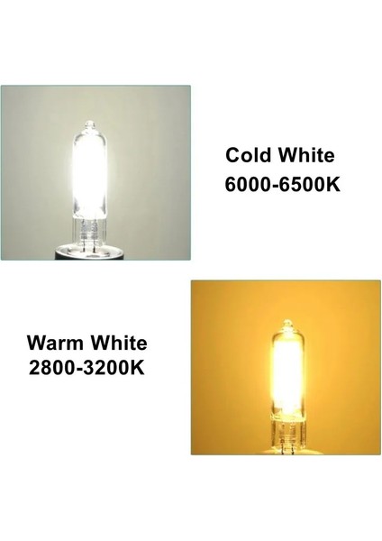 1 Adet Tarzı Beyaz Süper Parlak G9 LED Ampul 6W 9W 220V Cam Lamba Sabit Güç Işığı LED Aydınlatma G9 Cob Ampuller (Yurt Dışından) indirimleri