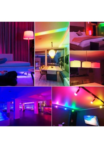 3-5W Tarzı E26 Mum E14 LED Ampul Akıllı Kapalı Neon Burcu Rgb Ampuller Akıllı Yaşam Dekorasyon Için Denetleyici Aydınlatma ile Kısılabilir Rgb Bant (Yurt Dışından) indirimleri