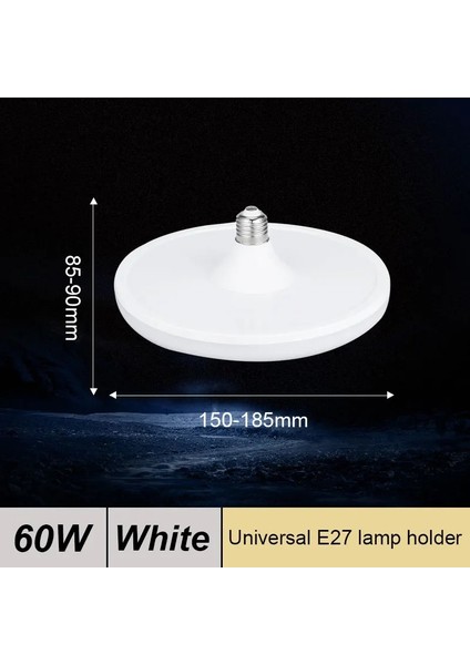 60W Tarzı 60W E27 LED Ampul 220V Ufo Lambası E27 LED Lambalar Soğuk Beyaz 15W 20W 40W 50W 60W 70W Bombillas Ampul LED Ampul Işıkları Ev Aydınlatma Için (Yurt Dışından)