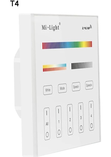 T4 Miboxer 5W 6W 9W 12W E14 E27 Akıllı Rgb Cct LED Ampul Lamba 2.4g Uzaktan (Yurt Dışından)