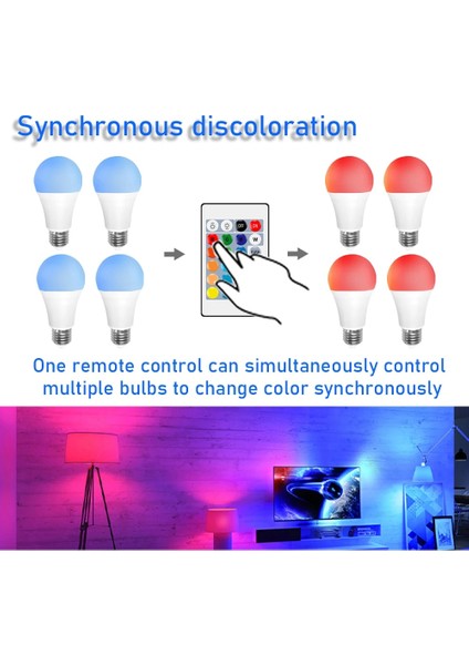 5 Adet Tarzı GU10 1- LED Ampul Rgb Ac Akıllı LED Lamba E27 Lampada Kısılabilir Sihirli Ampul Spot Renkli Bombillas Parti Dekor Aydınlatma (Yurt Dışından)