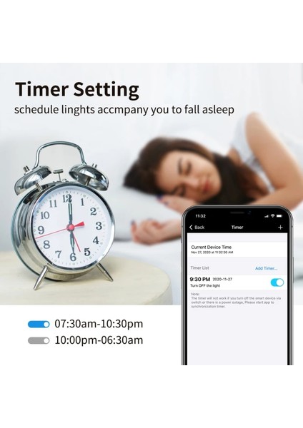 10W Tarzı 1 Parça Wifi Akıllı LED Ampul Bluetooth Uyumlu Zamanlayıcı Akıllı Ampul E27 10W Rgb Lamba Ses Kontrolü LED Işık Diy Desteği Alexa Google Home (Yurt Dışından)