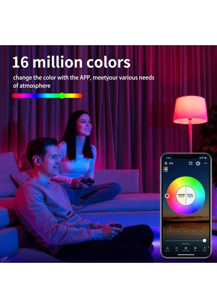 10W Tarzı 1 Parça Wifi Akıllı LED Ampul Bluetooth Uyumlu Zamanlayıcı Akıllı Ampul E27 10W Rgb Lamba Ses Kontrolü LED Işık Diy Desteği Alexa Google Home (Yurt Dışından) indirimleri