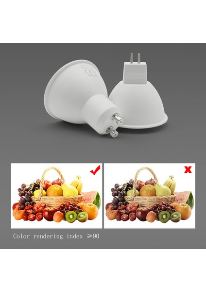 3W Tarzı 6000K 1- GU10 MR16 LED Ampul Gu5.3 Gömülü Raylı Aydınlatma Için Ampul Değiştirme 8 W Ampul Mutfak Davlumbaz Oturma Odası Yatak Odası Için (Yurt Dışından)