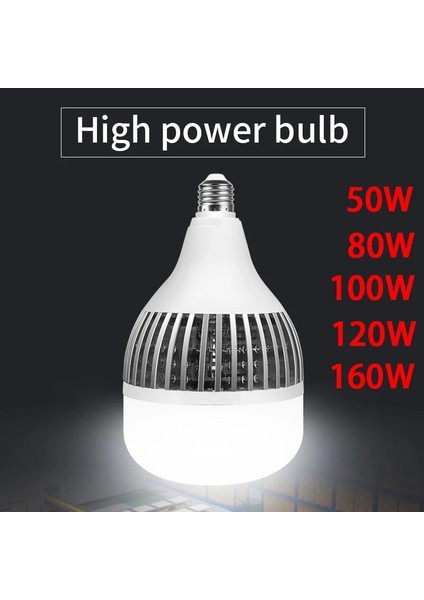 AC189V-265V Tarzı 160W LED E27 Yüksek Güç Ampul Işık 160W 140W 120W 100W 80W 60W 50W 40W Ac 220V V Spotlight Lampada LED Bombillas Lamba (Yurt Dışından)