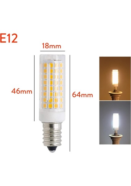 BA15D Stili E12 M Led'ler Mısır Ampuller BA15D E11 E12 E14 E17 G4 G9 LED Işıklar 9W Ev Ev Için 80W Halojen Lambalar Ac 220V 110V Değiştirin Beyaz (Yurt Dışından)