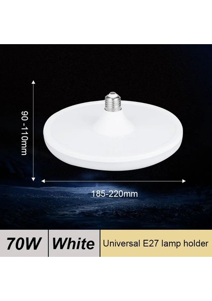 60W Tarzı 70W E27 LED Ampul 220V Ufo Lambası E27 LED Lambalar Soğuk Beyaz 15W 20W 40W 50W 60W 70W Bombillas Ampul LED Ampul Işıkları Ev Aydınlatma Için (Yurt Dışından)