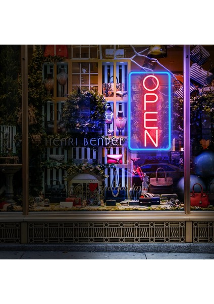 USB Stili No.1 Boyutu LED Neon Işıkları Açık Burcu Atmosfer Işığı Kapı Dekor Duvar Asılı USB Gece Lambası Iş Bar Kulübü Kahve Dükkanı Dekorasyon (Yurt Dışından)