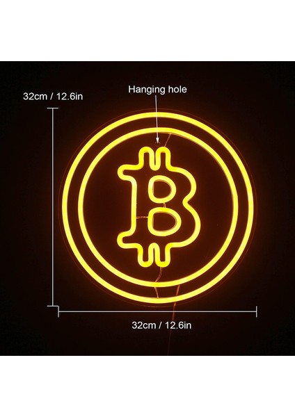 Sarı Wanxing LED Neon Işık Işıklı Tabelalar Bitcoin Bar Restoran Mağaza Kapalı Lamba Iş Reklam Genç Odası Duvar Dekorasyonu (Yurt Dışından) modelleri