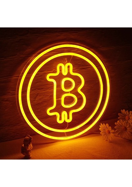 Sarı Wanxing LED Neon Işık Işıklı Tabelalar Bitcoin Bar Restoran Mağaza Kapalı Lamba Iş Reklam Genç Odası Duvar Dekorasyonu (Yurt Dışından) fırsatları