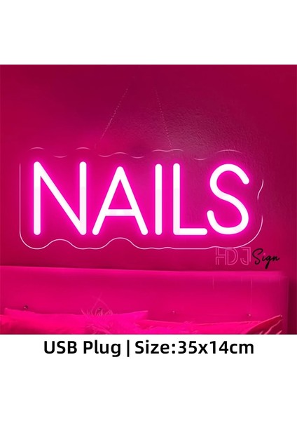 3-Yeşil Tarzı ÇİVİ-35X14CM-USB Kirpikler Kaşlar Çivi Odası Neon Burcu LED Işıkları Güzellik Salonu LED Neon Işıkları Odası Dekor Duvar Neon LED Burcu Dövme Ağda Neon Lamba (Yurt Dışından)