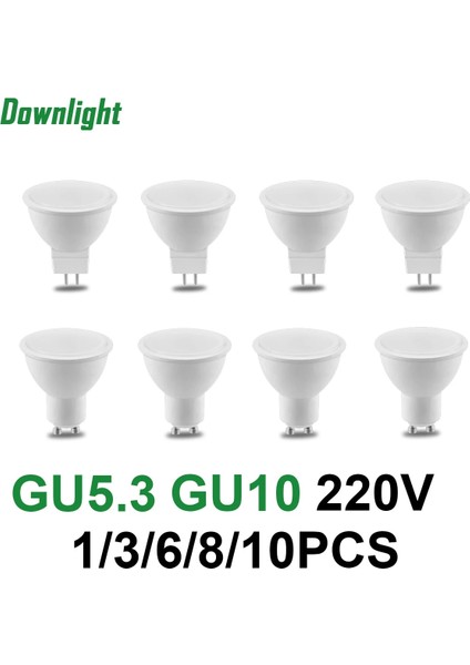 3W Tarzı 6000K LED Spot MR16 Ampul GU10 Gu5.3 AC110V AC220V Spot 5W 6W 7W 8W Aydınlatma Ampul 220V Iç Aydınlatma Ev Dekorasyon Bombillas (Yurt Dışından) modelleri