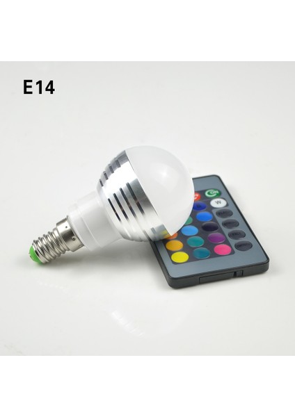 E14 E27 LED Ampul Rgb LED Işık 5 W Akıllı LED Lamba E14 Lampada Kısılabilir Sihirli Ampul Spot Renkli Bombillas Parti Dekor Aydınlatma (Yurt Dışından)