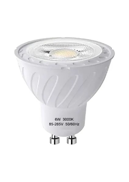 1 Parça GU10 LED Spot 3000K Sıcak Beyaz 6W MR16 GU10 Ampul Enerji Tasarruflu Lamba Spot Ampul Lamba Ev Ofis Aydınlatması Için (Yurt Dışından)