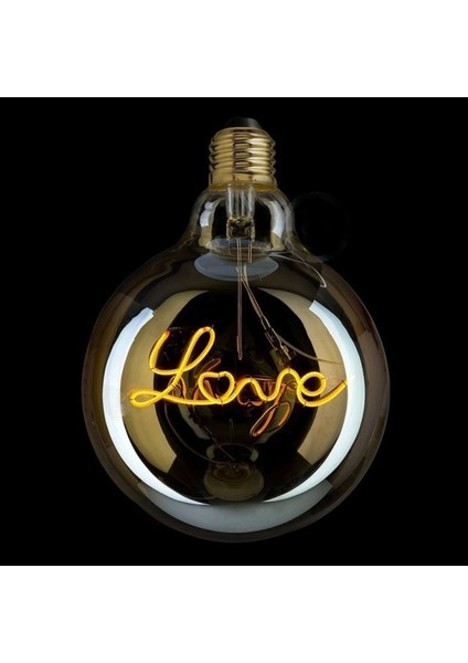 Değiştirilebilir Filament Aşk G125 Retro Akkor Edison Ampul LED Dekorasyon Vintage Cam Ampul Endüstriyel Edison Lav Lambası Ampul Dekor (Yurt Dışından) fiyatları
