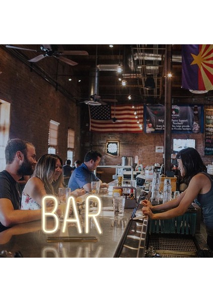 Çubuk Wanxing LED Bar Işareti Neon USB Güç Bar Sıcak Beyaz Işık Up Mektup Reklam Panosu Elektronik Ekran Işareti Parti Dekor (Yurt Dışından)