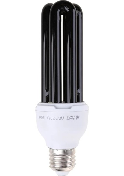 30W E27 Uv Ultraviyole Floresan Siyah Işık Cfl Ampul Lamba 220V (Yurt Dışından)