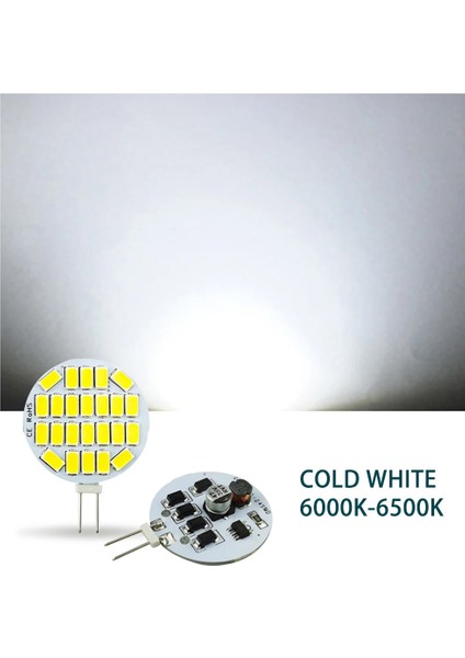 24LED Tarzı Beyaz 12V 24V Ac G4 LED Lambalar 3W Rv Aydınlatma 25W Halojen Ampulün Yerini Alır 350LM 24LEDMD Titreşimsiz Aralık Davlumbaz Tekne Işık (Yurt Dışından)