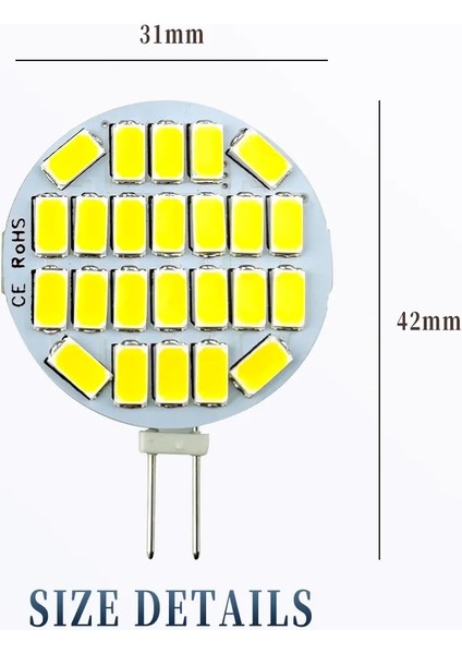 24LED Tarzı Beyaz 12V 24V Ac G4 LED Lambalar 3W Rv Aydınlatma 25W Halojen Ampulün Yerini Alır 350LM 24LEDMD Titreşimsiz Aralık Davlumbaz Tekne Işık (Yurt Dışından) indirimleri